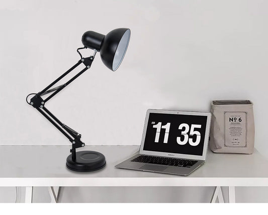 Modern LED Long Swing Arm adjustable classic desk Lamps E27 clip Table Lamp