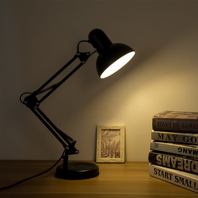 Modern LED Long Swing Arm adjustable classic desk Lamps E27 clip Table Lamp